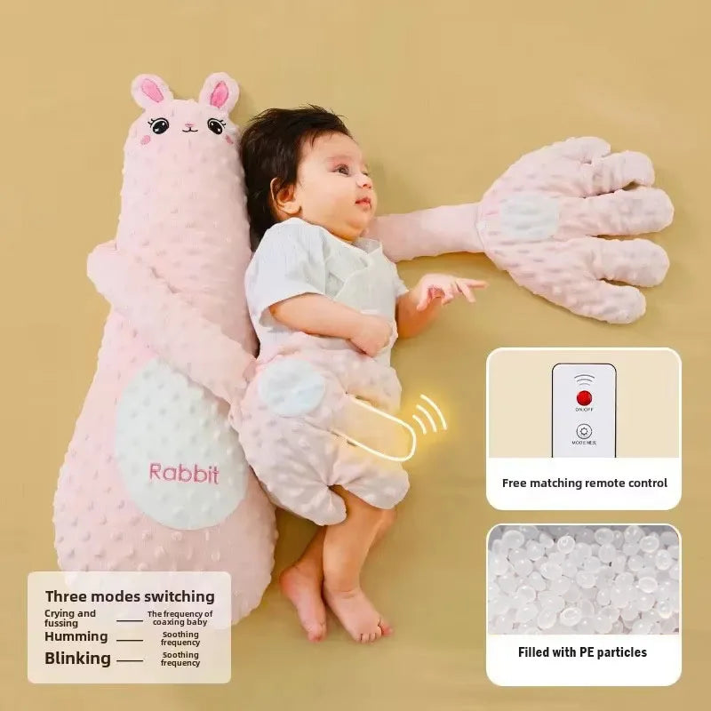 Baby Sleeping Patting Doll with Soothing Palm Remote Control Electric Baby Hand Pillow Soothing Palm Patting for Toddler Gift