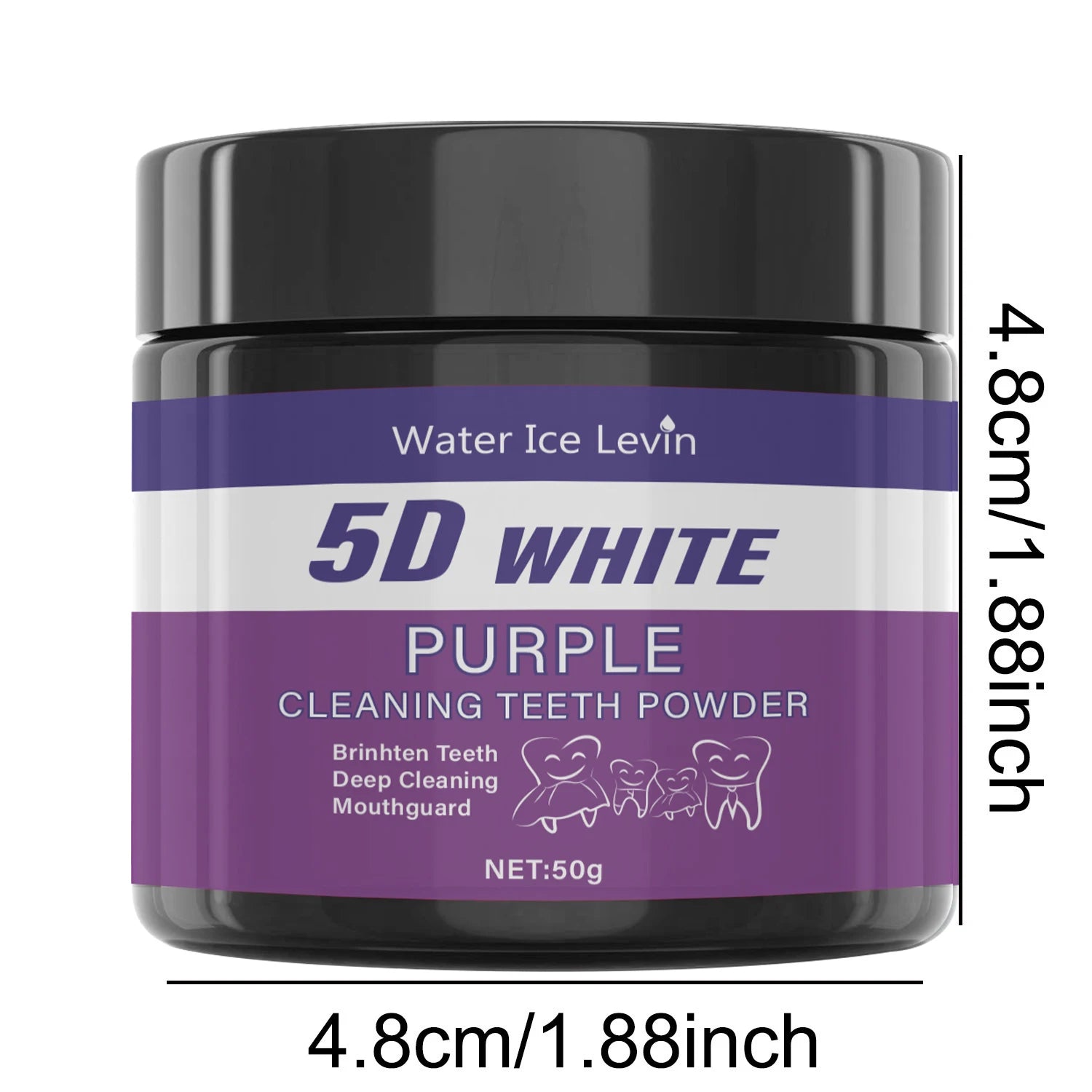 Purple Teeth Whitening Powder – Sulfate-Free & Deep Clean