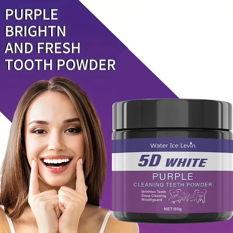 Purple Teeth Whitening Powder – Sulfate-Free & Deep Clean