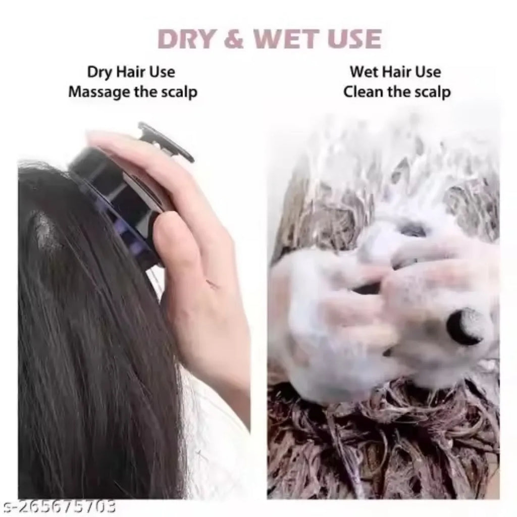 Professional Scalp Cleansing and Massage Brush with Cushioned Airbag for Enhanced Deep Conditioning and Relaxation